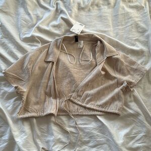 H&M Linen Top
